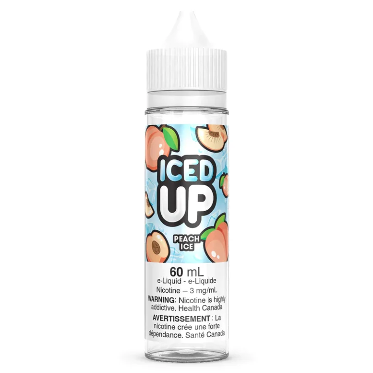 Iced Up Peach Ice E-Liquid 60mL 12 mg