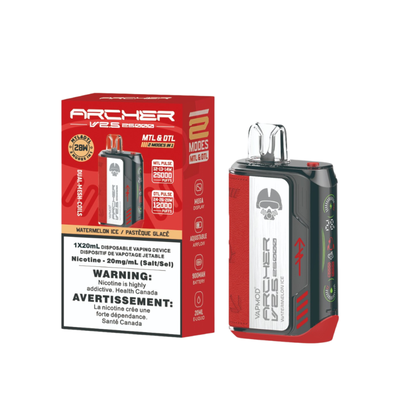 Vapmod Archer V2 5 Disposable Vape 5ct 15