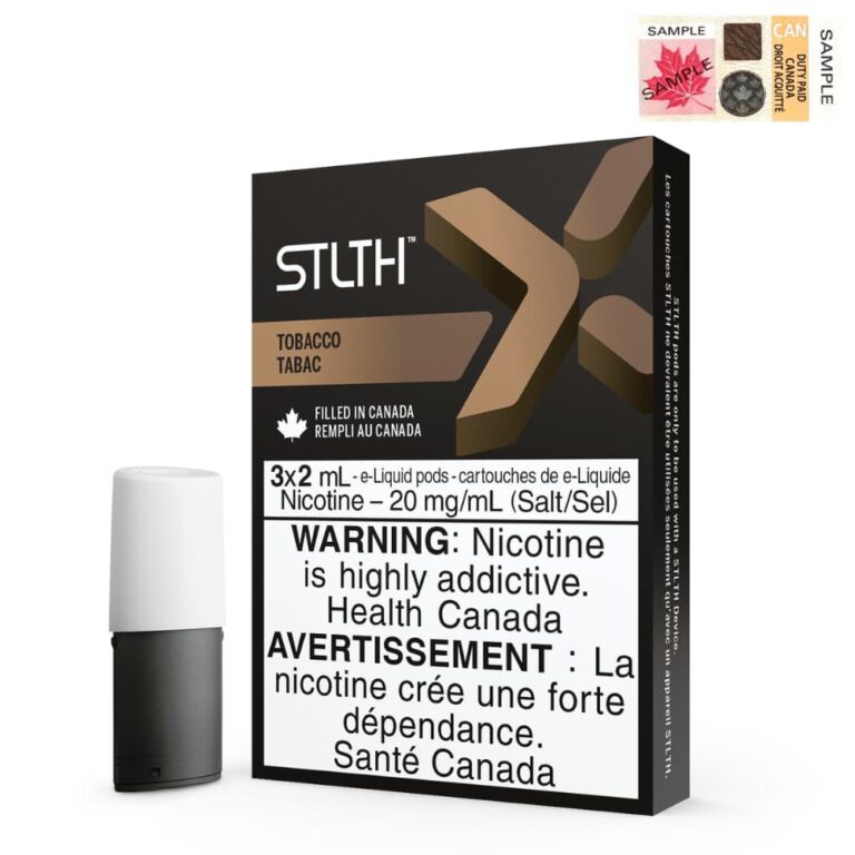 STLTH X Vape Pod Tobacco 3 x 2mL Pods