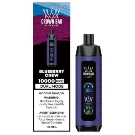 Al Fakher Crown Bar Blueberry Chew 18mL 20mg 10000 Puffs