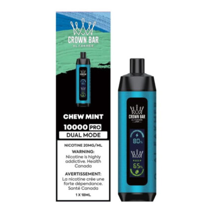 Al Fakher Crown Bar Chew Mint 18mL 20mg 10000 Puffs
