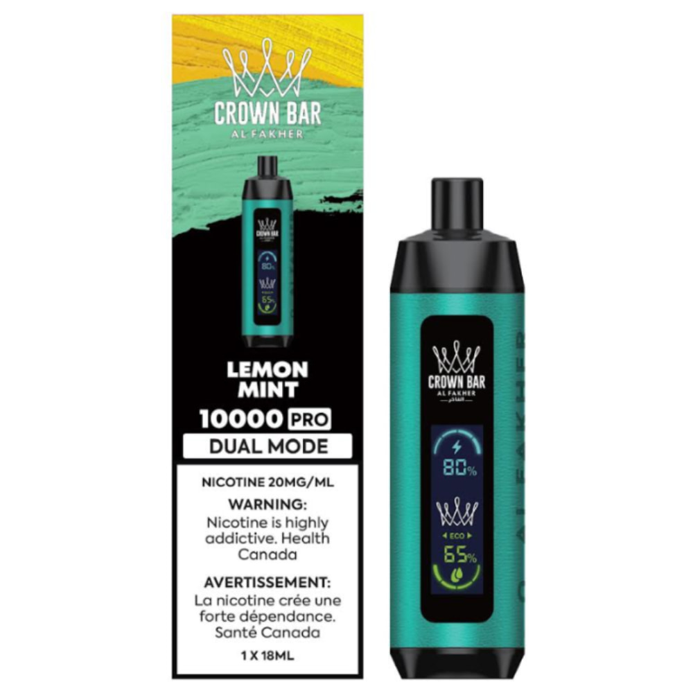 al-fakher-crown-bar-lemon-mint-18ml-20mg-10000-puffs.jpg Al Fakher Crown Bar Lemon Mint 18mL 20mg 10000 Puffs