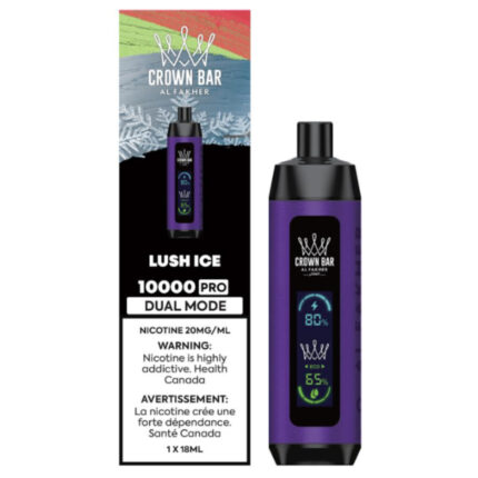 Al Fakher Crown Bar Pro Lush Ice 18mL 20mg 10000 Puffs
