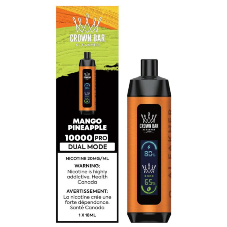 Al Fakher Crown Bar Pro Mango Pineapple 18mL 20mg 10000 Puffs