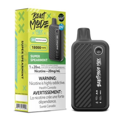 Flavour Beast Beast Mode Max Super Spearmint 20mL 18000 Puffs 20mg