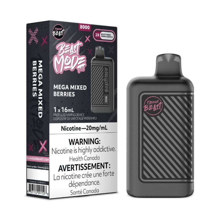 Flavour Beast Beast Mode Mega Mixed Berries 16mL 8000 Puffs 20mg