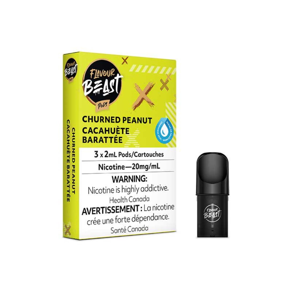 flavour-beast-churned-peanut-pods-3-x-2ml-20mg-1.jpg Flavour Beast Churned Peanut Pods 3 x 2mL 20mg