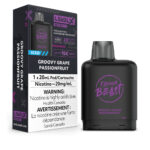 Level X Boost Flavour Beast 20mL Groovy Grape Passionfruit 25000 Puffs 20mg