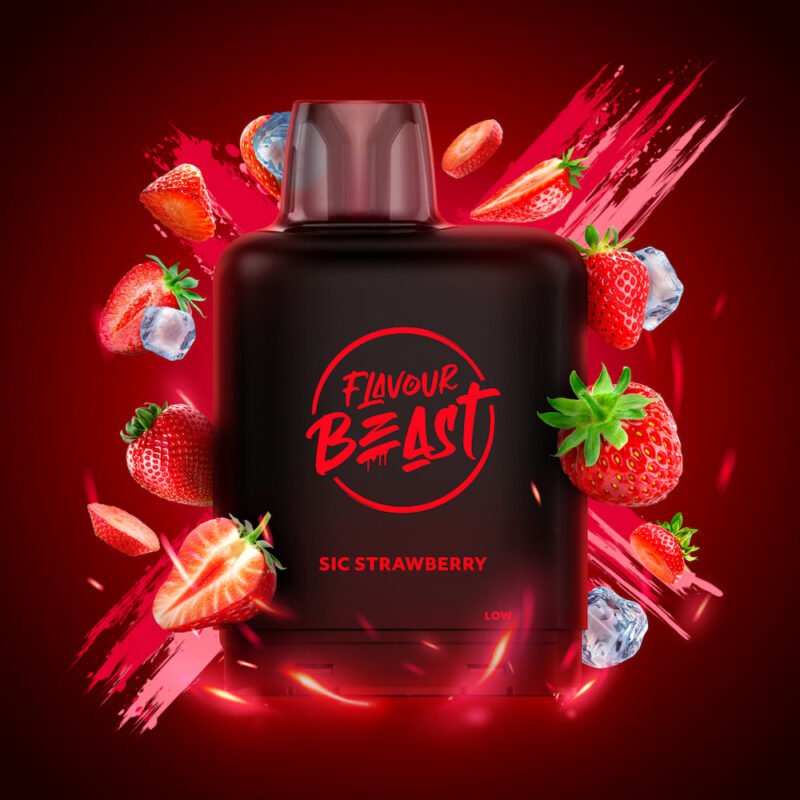 Level X Boost Flavour Beast 20mL Sic Strawberry 25000 Puffs 20mg