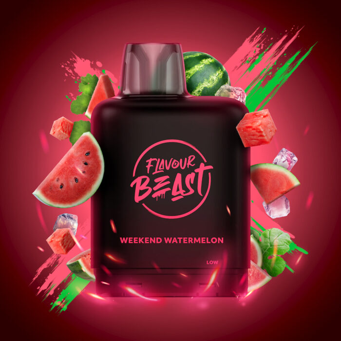 Level X Boost Flavour Beast 20mL Weekend Watermelon 25000 Puffs 20mg