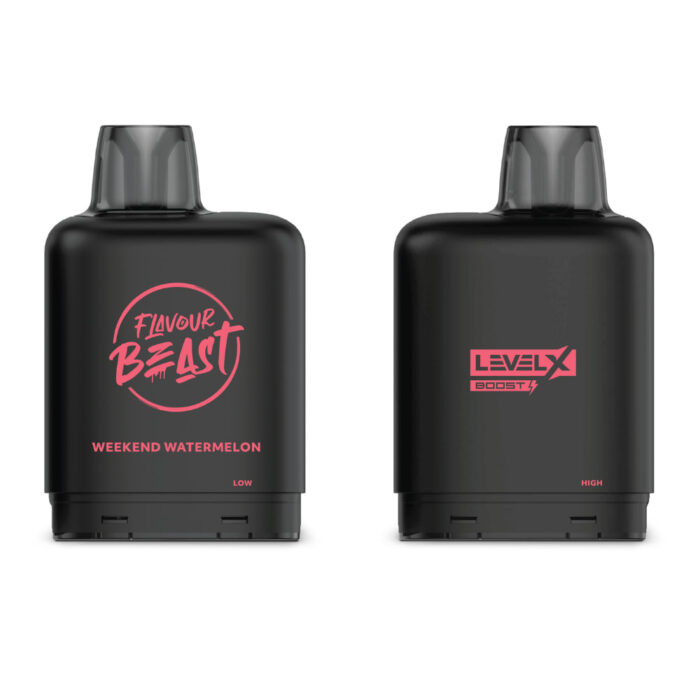 Level X Boost Flavour Beast 20mL Weekend Watermelon 25000 Puffs 20mg