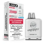 Level X Flavour Beast Unleashed Iced Pod Epic Strawberry Watermelon 25kpuffs Vape