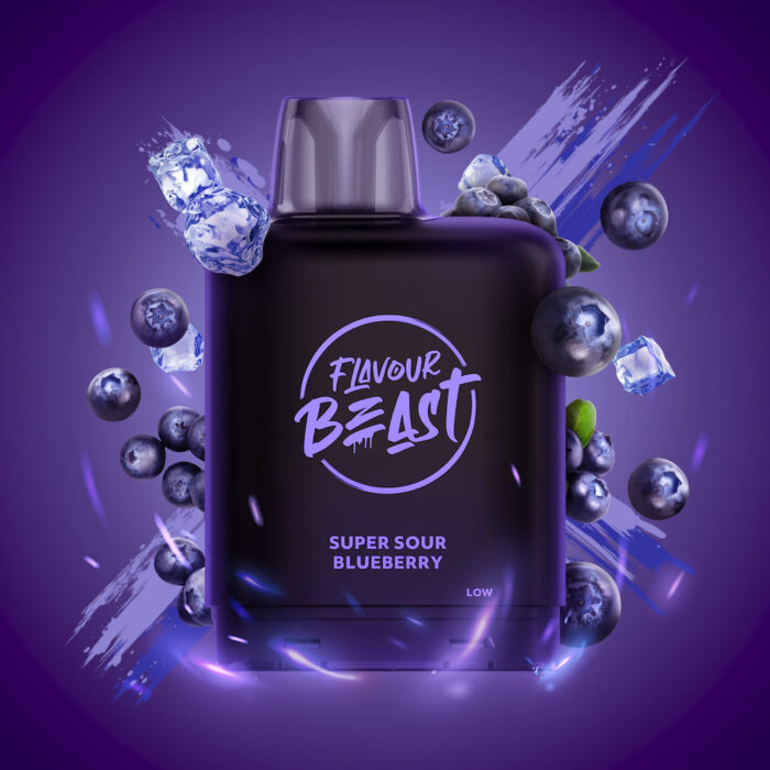 Level X Boost Flavour Beast 20mL Super Sour Blueberry 25000 Puffs 20mg