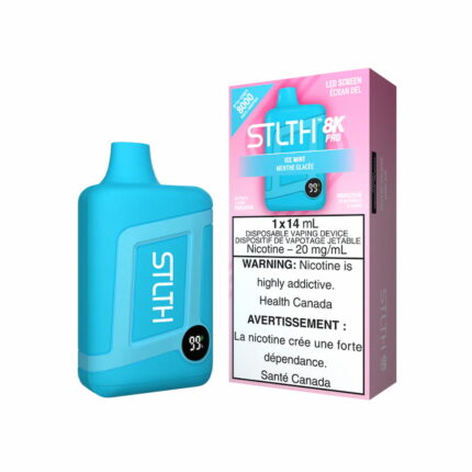 STLTH Box 8K Pro Disposable Ice Mint 14mL 8000 Puffs 20mg