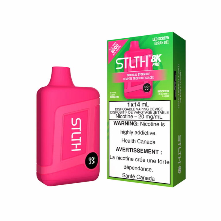 STLTH Box 8K Pro Disposable Tropical Storm Ice 14mL 8000 Puffs 20mg