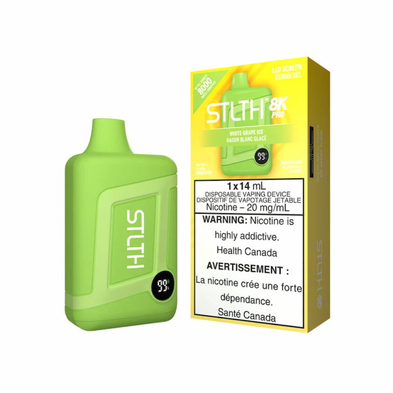 STLTH Box 8K Pro - White Grape Ice