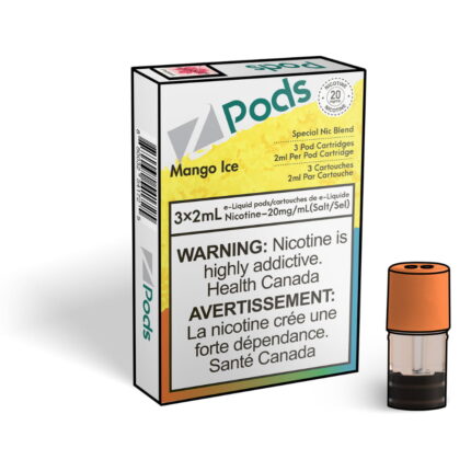 Z PODS Mango Ice 3 x 2mL Pods 400 Puffs
