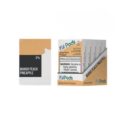 Z PODS Mango Peach Pineapple 3 x 2mL Pods 400 Puffs