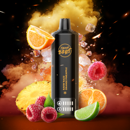 Flavour Beast Beast Bar Ravin’ Razz Orange Pineapple
