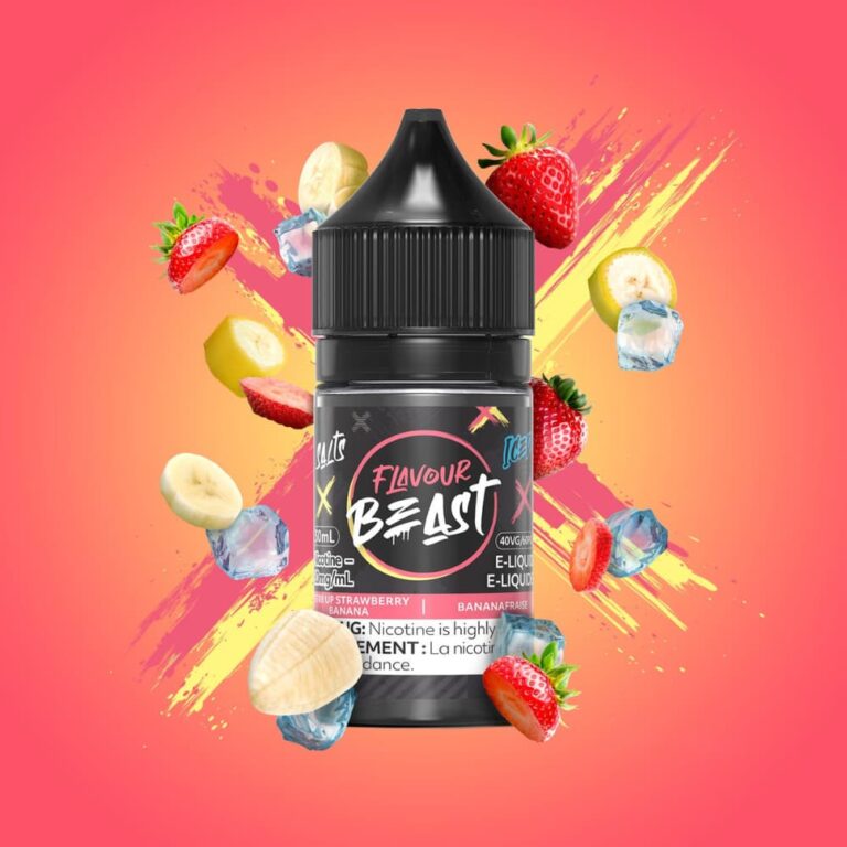 Flavour Beat Str8 Up Strawberry Banana 20mg