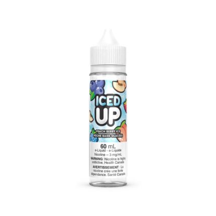 Iced Up Vape Juice Peach Berry Ice 6mg 60ml