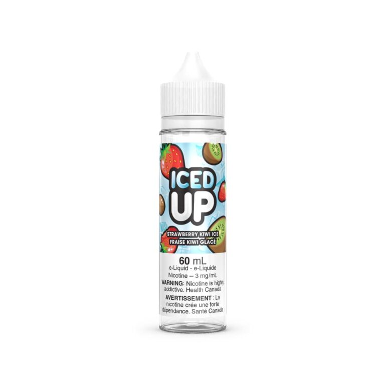 Iced Up Vape Juice Strawberry Kiwi Ice 6mg 60ml