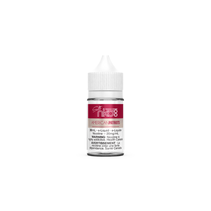 Naked 100 Salt American Patriot 30ml 20mg BOLD50