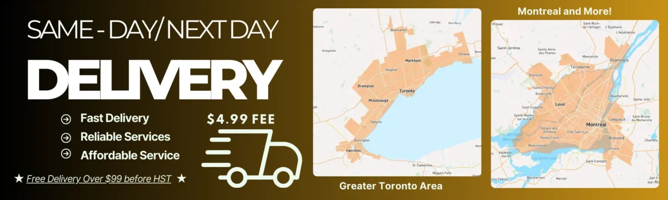 Same-day vape delivery in the Greater Toronto Area (GTA)