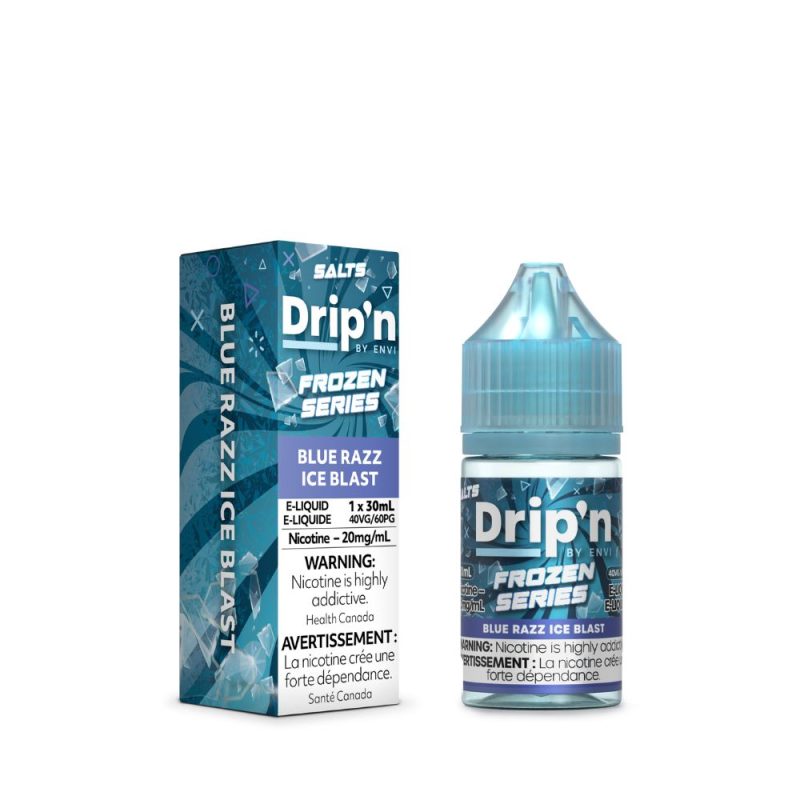Drip N E Liquid Frozen Series Blue Razz Ice Blast