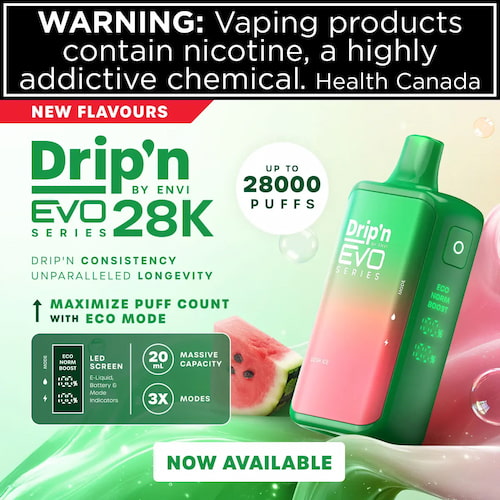 Dripn Evo Disposable Vape 28K Puffs