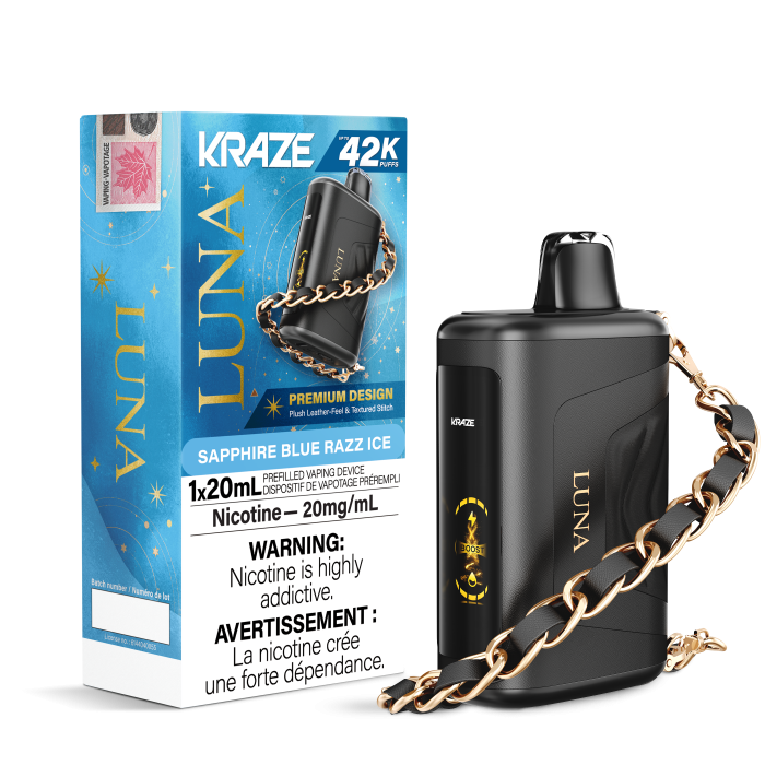 Kraze Luna 42K Sapphire Blue Razz Ice