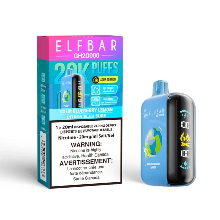 Elfbar GH20000 Sour Blueberry Lemon Disposable Vape