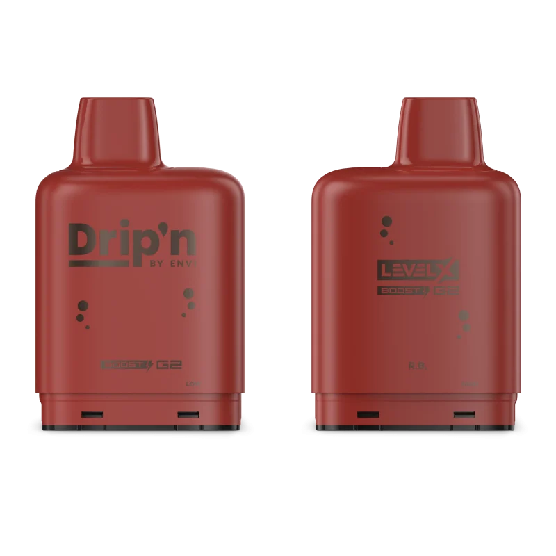 LevelX BOOST G2 Dripn Pod AUG2024 RENDER 20mg R B scaled