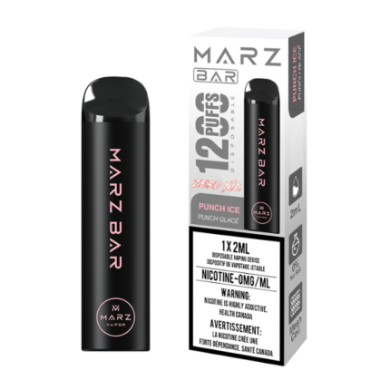 Marz Bar 1200 (Nicotine-Free) Disposable Vape – Punch Ice