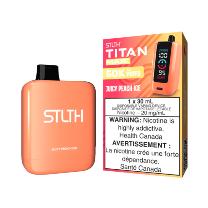 STLTH  Titan Max Disposable Vape - Juicy Peach Ice