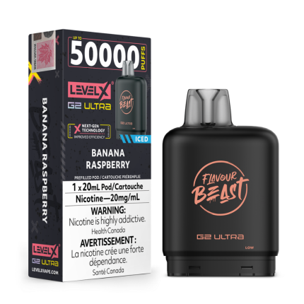 Flavour Beast Level X G2 Ultra - Banana Raspberry Iced
