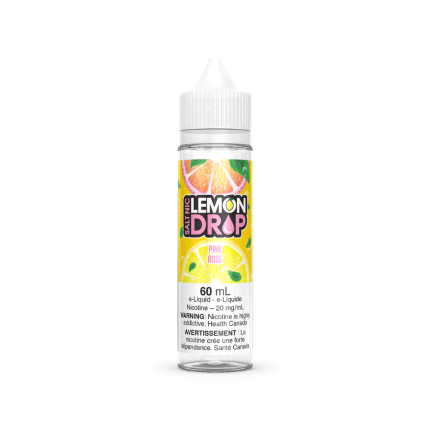 Lemon Drop Vape Juice Salt 60mL - Pink