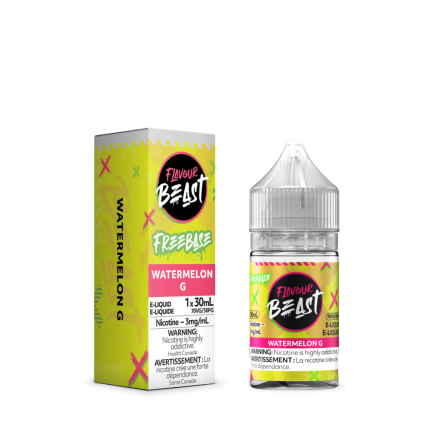 Flavour Beast Freebase Vape Juice 30mL 3mg - Watermelon G